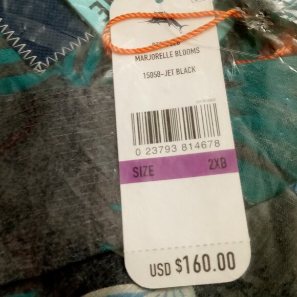 Tommy Bahamas Jet Black 2X - Picture 2 of 4